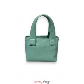 Túi Tote mini xanh lục 19x15x4cm